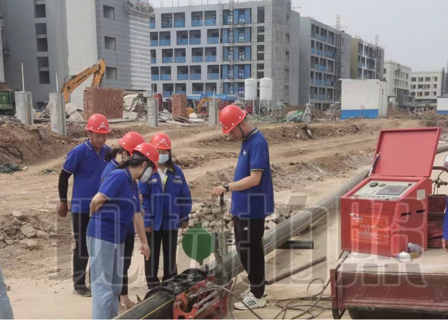 【工作动态】本科院校天然气北线气源入校工程提前完工(图1)